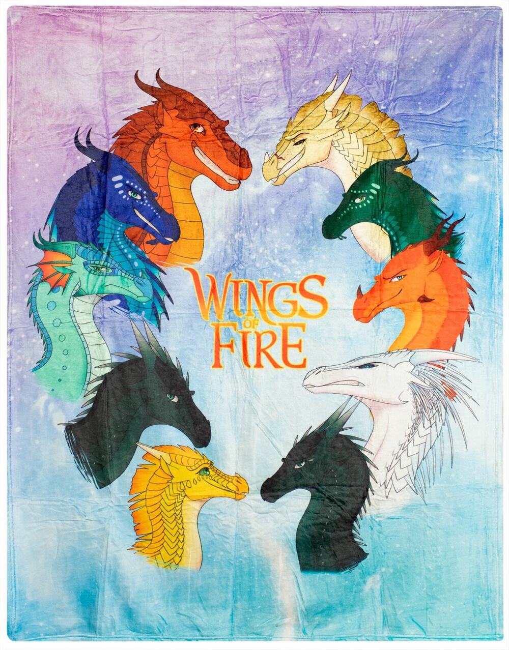 Wings of Fire, Dragon, Silky Feel, Super Soft 50" x 40" Throw Blanket New!